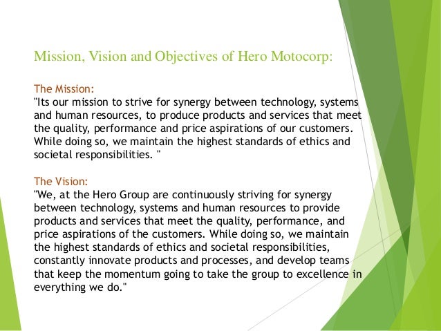 hero marketing strategy slideshare slide share on hero motocorp